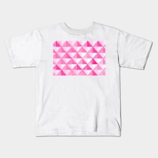 Watercolor quilt - pink Kids T-Shirt